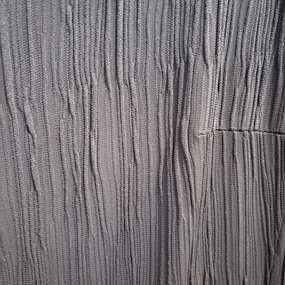 MM LaFleur navy blue wavy fabric dress - Picture 3 of 3